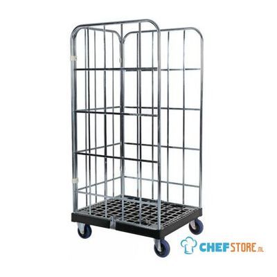 SARO Trolley met 2 Zijwanden en Achterwand Model RW 3 1