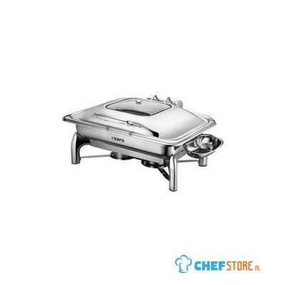 SARO Chafing Dish 1/1 GN Bakje Geschikt voor Inductie Model RAINER 1