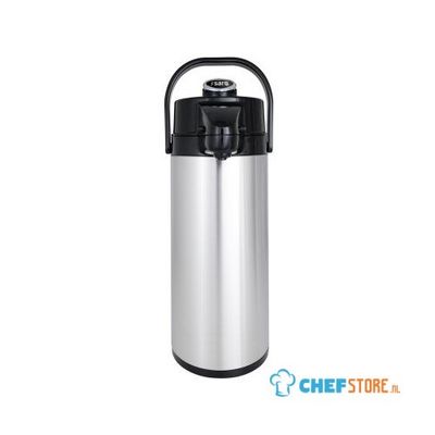 SARO Thermos Pompkan RVS (binnenzijde Glas) - 317-2075