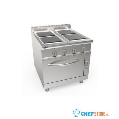 SARO Elektrisch Fornuis + Oven 4 Platen LQ Model LQ / CQE4LE