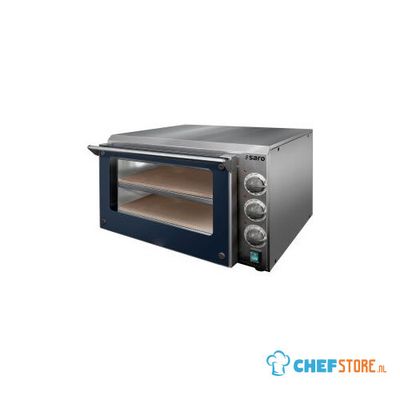 SARO Mini Pizzaoven voor 2 Pizza's Model ETNA 2