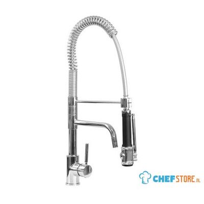 SARO Eengats Voorspoeldouche Zwart met Kraan VALENTINA 1