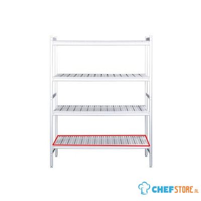 SARO Aluminium Plank met Kunststof Roosters 475x620mm - 480-1080
