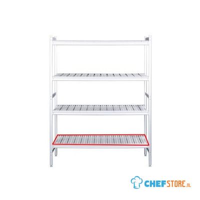 SARO Aluminium Plank met Kunststof Roosters 475x974mm - 480-1100