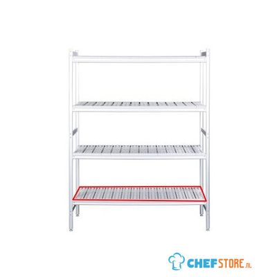 SARO Aluminium Plank met Kunststof Roosters 475x1062mm - 480-1105