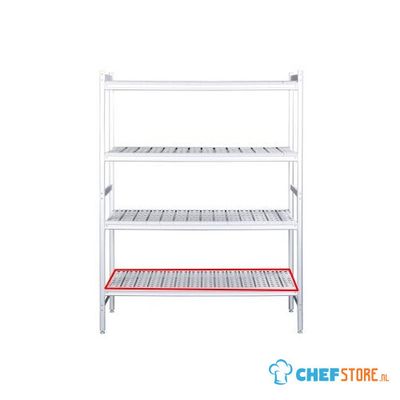 SARO Aluminium Plank met Kunststof Roosters 475x1330mm - 480-1120