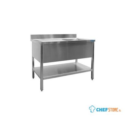 SARO Spoeltafel met 1 Wasbak Rechts 600 mm Diepte 1000 Mm - 600-2505R 1