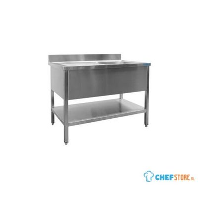 SARO Spoeltafel met 1 Wasbak Rechts 600 mm Diepte 2000 Mm - 600-2530R 1