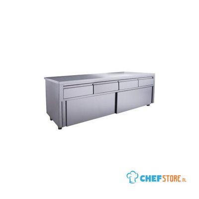 SARO Schuifdeurkast 4 Lades 2000X700mm - 700-2225