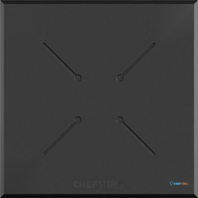 Essentials Infinity Tripod Statafel Zwart Frame + Tropical Wood HPL 70x70 cm - 140041277