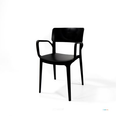 Wing Stoel Zwart - Stapelbare Stoel plastic - 50920 - veba 50920