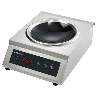 Induction Wok Hob Ø 330 mm 5 Kw, Tabletop - 400v, Ristormarkt 2151S 1