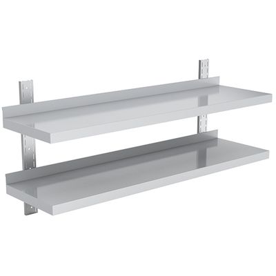 Mastro Dubbele Muurplank | 200x40cm | Met Ophangsysteem | 8530G 1