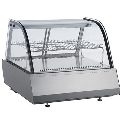 Gekoelde Vitrine Tafelmodel | B=75cm | 2X Gn 1/1 | Schuifdeuren | +2°/+10°C | Mastro 8562 1