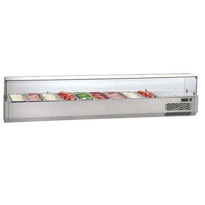 Gekoelde opzetvitrine | 10x GN 1/3 H=150mm | +4°/+10°C | Mastro 9931VF 1