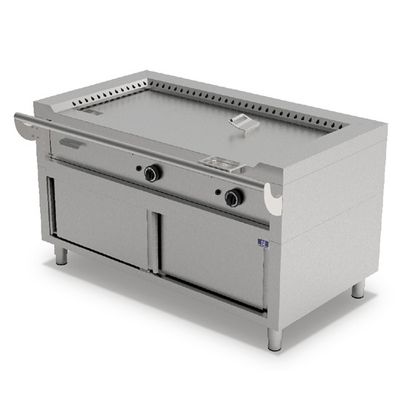 Gas Teppanyaki On Closed Cabinet, 2 Zones - Mastro AHC0009 1