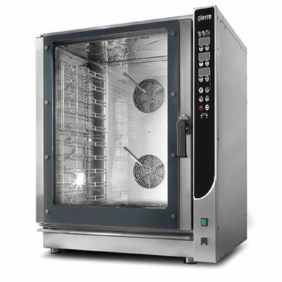 Electric Convection Oven 10x GN 1/1 - 60x40 cm With Direct Injection and Self Cleaning System - AIB0072 1