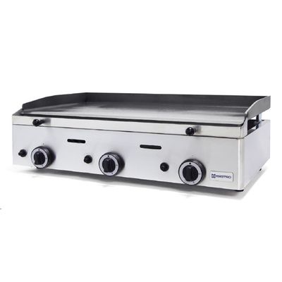 Gas Griddle Plate With 3 Grill Zones, Tabletop, Smooth Plate - AJA0005/RN 1