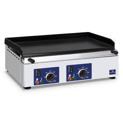 Electric Griddle Plate With 2 Grill Zones, Tabletop, Smooth Plate - AJA0037 1