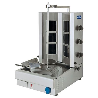 Glass Ceramic Kebab Grill With 3 Heating Zones - Bottom Motor - Max. Loading 20-35 Kg - AJE0018 1