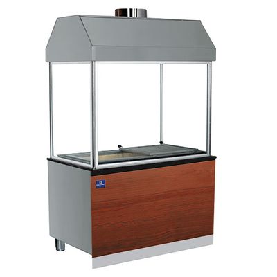 Mastro Houtskoolgrill 1800 Mm Met Uitlaat, Op Kastje Met Houtskoollade | AJJ0006 1