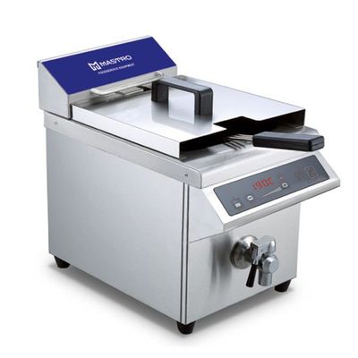 Induction Deep Fryer With Drain Tap - Oil Capacity 8 Liter - AMZ0043 1