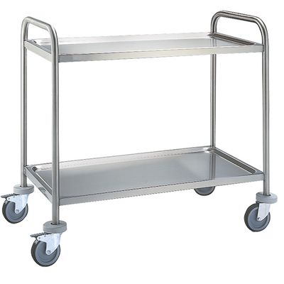 Service Trolley in Stainless Steel With 2 Levels 830x510 Mm - ARB030020087 1