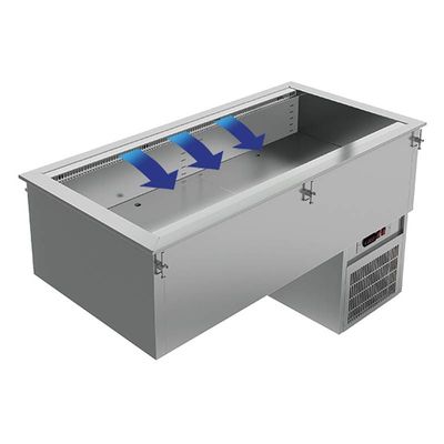 Inbouw Gekoelde Tank, 4X Gn 1/1 H=200 Mm 1