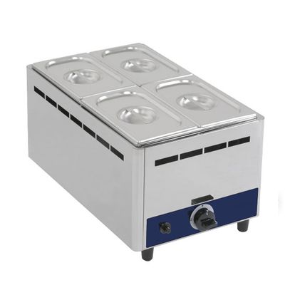 Bain-Marie, Gas, Tafelmodel, Aftapkraan, 1x 1/1 GN, Mastro BM11G 1