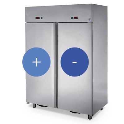 Mastro Koeling (600+600 Liter), Roestvrijstaal, Met 2 Temperaturen, 0°/+10°C -18°/-22°C | BMC0015/T 1