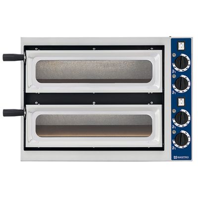 Electric Pizza Oven For 1+1 Pizzas ø 340 Mm, Mechanical Control, Mastro CAB0099/P 1