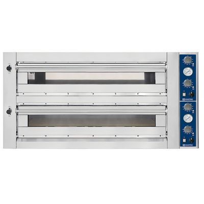 Electric Pizza Oven For 9+9 Pizzas ø 35 cm - Mechanical Control - CAB0127 1