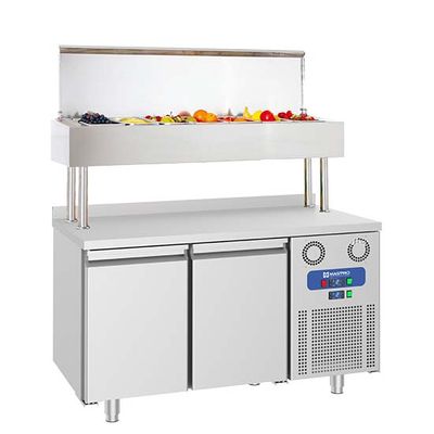 Refrigerated Preparation Counter With 2 Doors GN and Pan Cooler 7x GN 1/3 - CCZ0100 1