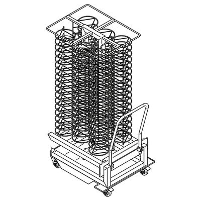 Mastro Kar Met Bordenrek 20X Gn 1/1 Oven, 100X Ø 310 Mm | CEP202 1