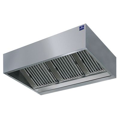 Wall-Mounted Cubic Hood With Integrated Lighting, 1800x1000 mm, Mastro DAA0215 1