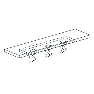 Heating Unit With Ceramic Heating Element 3x 250W L=1290 Mm - ER14/K 1