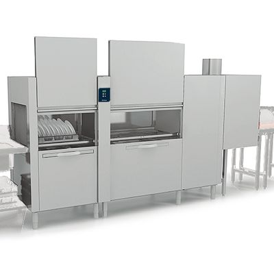 Rack-Type Dishwasher -  Wash and Double Rinse, 200 Baskets/ Hour, Virtus GLB0049/CN 1