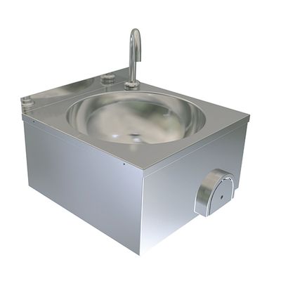 Wall-Mounted Handwash Basin, Knee Operated, Inner Diameter Ø 340 Mm - Mastro GLC0001/B 1