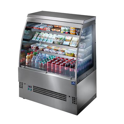 Refrigerated Counter With 3 Shelves, Ventilated, +3°/+5°c, W=1200 mm Selfservice In Stainless Steel, Mastro H18FNE101 1