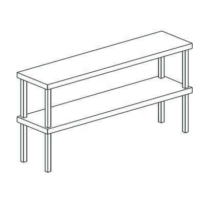 Overshelf 2 Tier Overshelf Side Open 1200x300 Mm - HCB0083 1