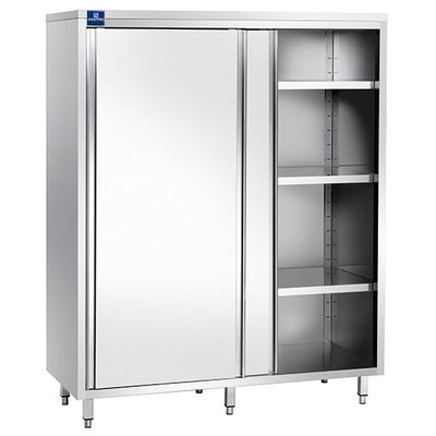 Mastro Hoge Kast Met Schuifdeuren En 3 Planken, 2000X600 Mm | HCC0008 1