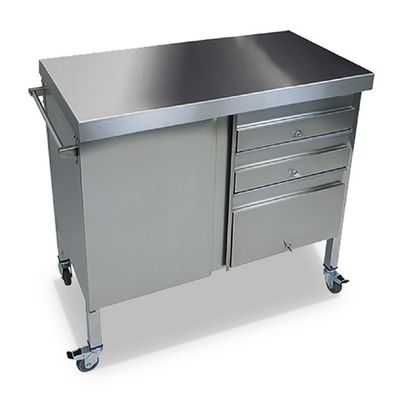 Mastro Oberunit Gemaakt Van Roestvrijstaal Met 1 Deur En 3 Lades | HZZ0005 1