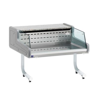 Gekoelde Vitrine Op Wielen | Zelfbediening | Statisch, +4/+6°C | B=150cm | Mastro IBB0011 1