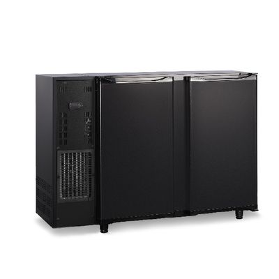 Undercounter Refrigerator With 2 Hinged Doors, 380 Liter, -2°/+8°C - black Painted - IBC0100 1