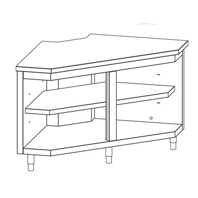 Internal Corner Unit, 90°, Mastro IIA1009VT 1