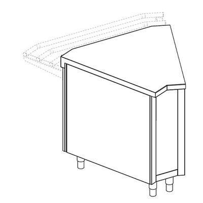 External Corner Unit, 45°, Mastro IIA1010VT 1