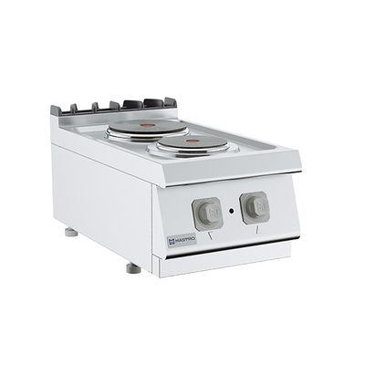 Electric Hob, Tabletop Model, 2 Round Plates - Virtus MS74PCET 1