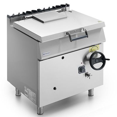 Gas Tilting Bratt Pan, Capacity 60 Litres, Stainless Steel Well - Virtus MS78BRG 1