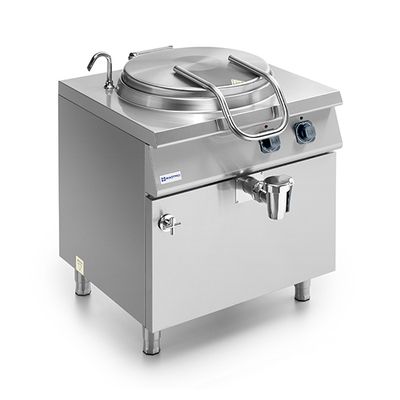 Electric Boiling Pan, Direct Heating, Capacity 60 Litres - Virtus MS78PED60 1