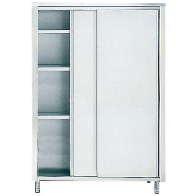 Mastro Hoge Kast Met Schuifdeuren En 3 Planken, 1700X600 Mm | SAVS205517 1